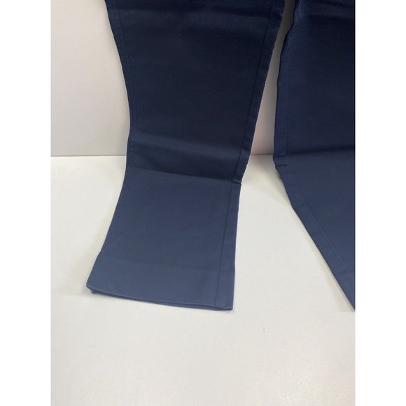 Gap Slim Crop Pants Size 10R New Uniform Navy Blue Bottoms - Picture 11 of 12